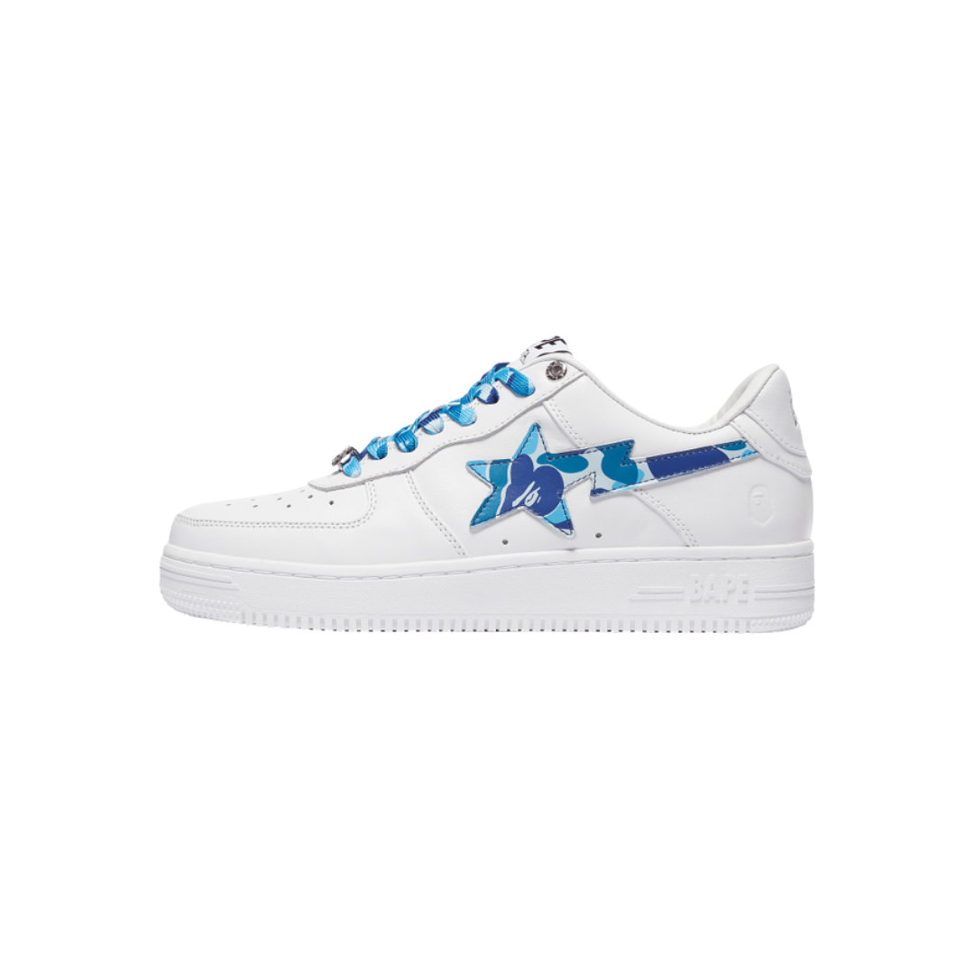 A Bathing Ape Bape Sta Low ABC Camo White Blue