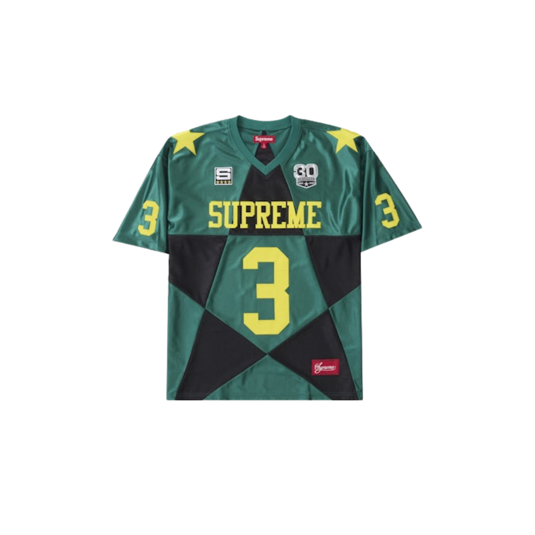 Supreme Star Football Jersey Dark Green