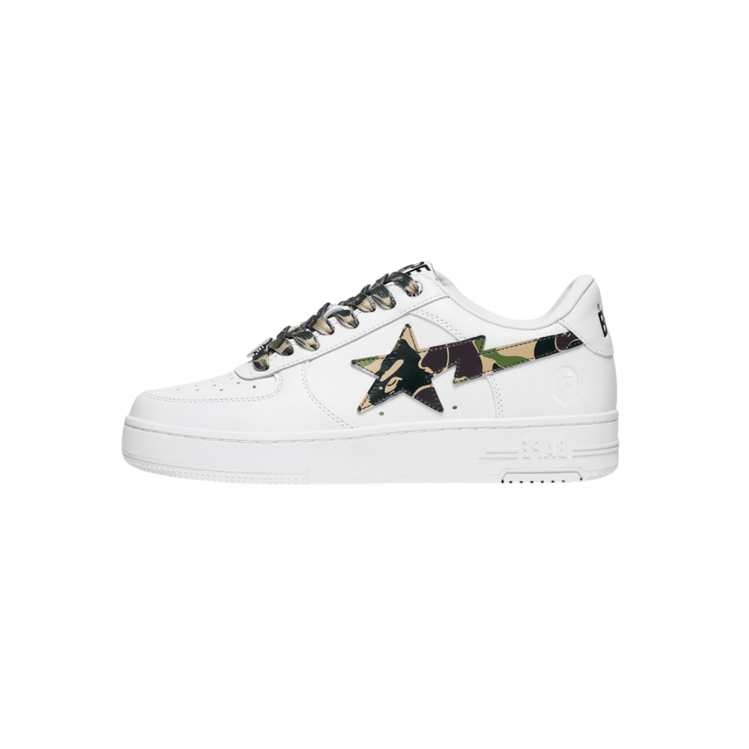 A Bathing Ape Bape Sta Low ABC Camo White Green