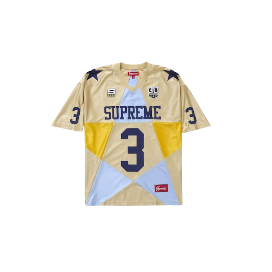 Supreme Star Football Jersey Gold