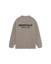 Fear of God Essentials Jersey Long Sleeve T-Shirt Heather Gray