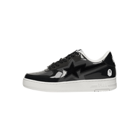 A Bathing Ape Bape Sta Icon Low Black Grey Patent