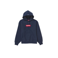 Supreme Box Logo Hooded Sweatshirt Sweatshirt (FW24) Navy