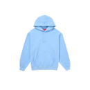 Supreme Satin Applique Hooded Sweatshirt (FW24) Light Blue