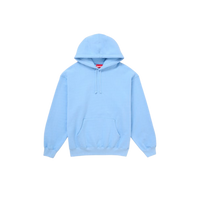 Supreme Satin Applique Hooded Sweatshirt (FW24) Light Blue