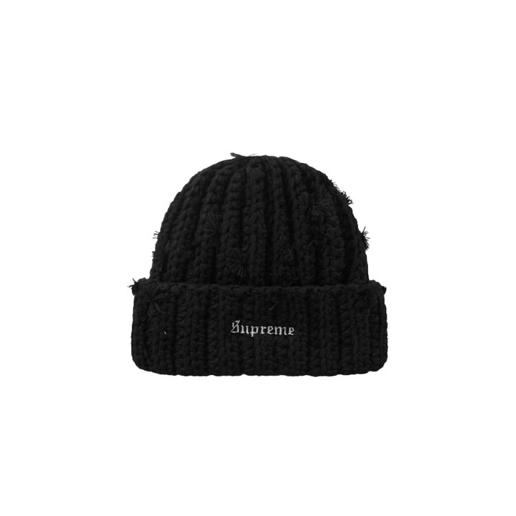 帽子 Supreme Hand Tied Beanie BLACK Supreme Hand Tied Beanie Black FW23 | Snrkickz