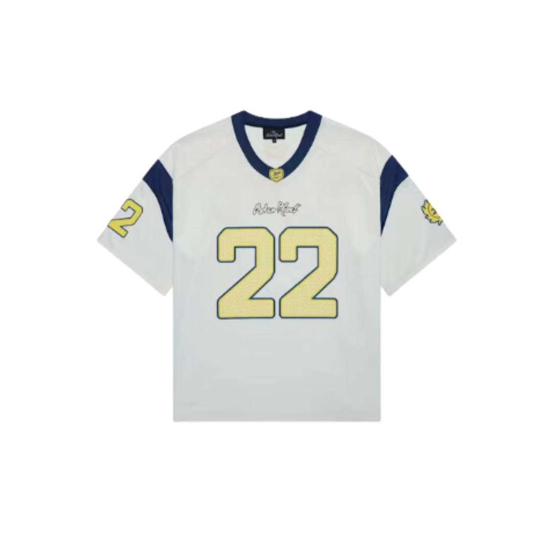 Broken Planet Football Jersey 22 White Blue