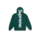 Supreme Satin Applique Hooded Sweatshirt (FW24) Dark Green