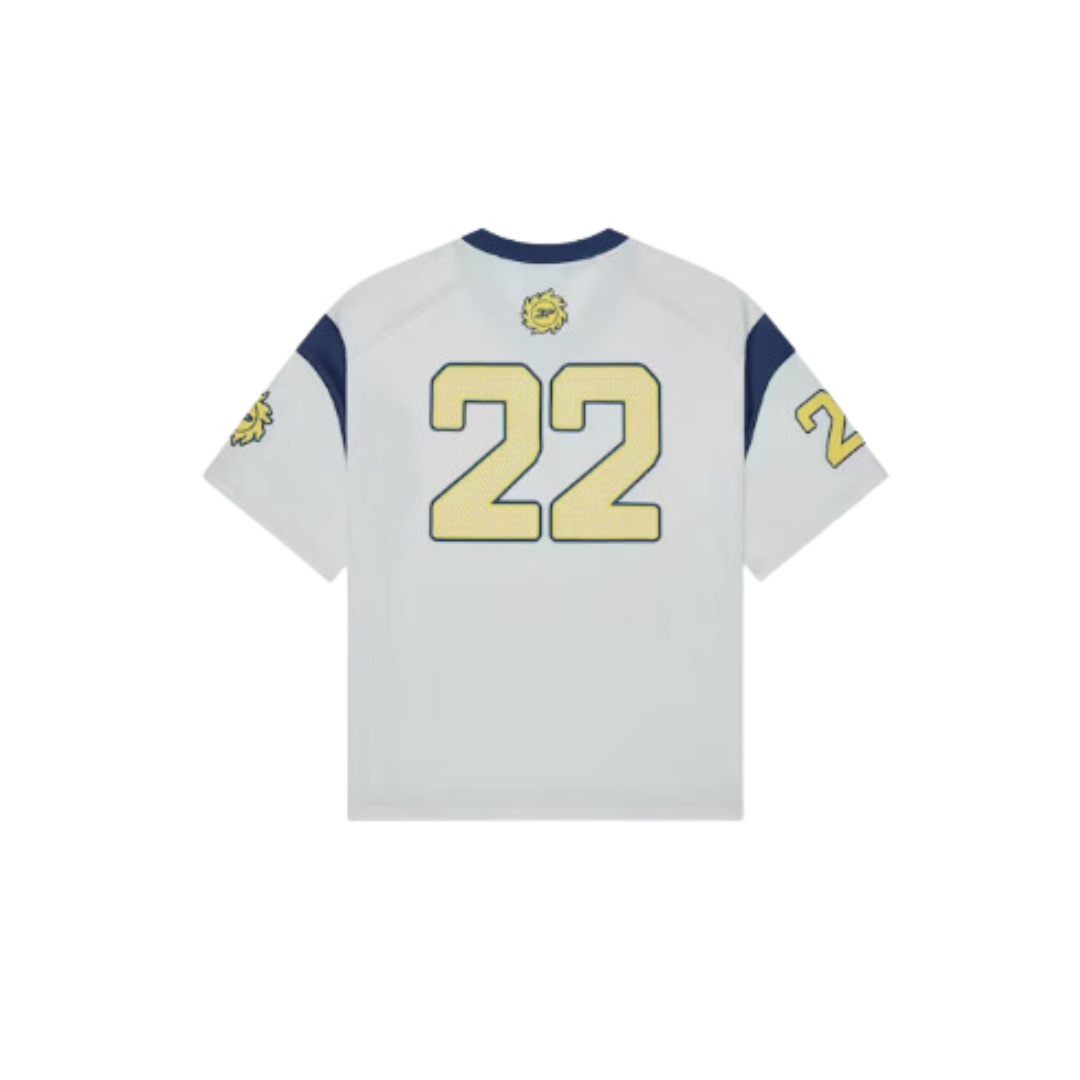 Broken Planet Football Jersey 22 White Blue