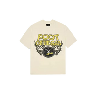 Broken Planet Foot On The Gas T-shirt Vanilla White