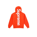 Supreme Satin Applique Hooded Sweatshirt (FW24) Bright Orange