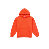 Supreme Satin Applique Hooded Sweatshirt (FW24) Bright Orange