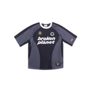 Broken Planet Football Jersey Black/Grey