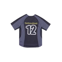 Broken Planet Football Jersey Black/Grey