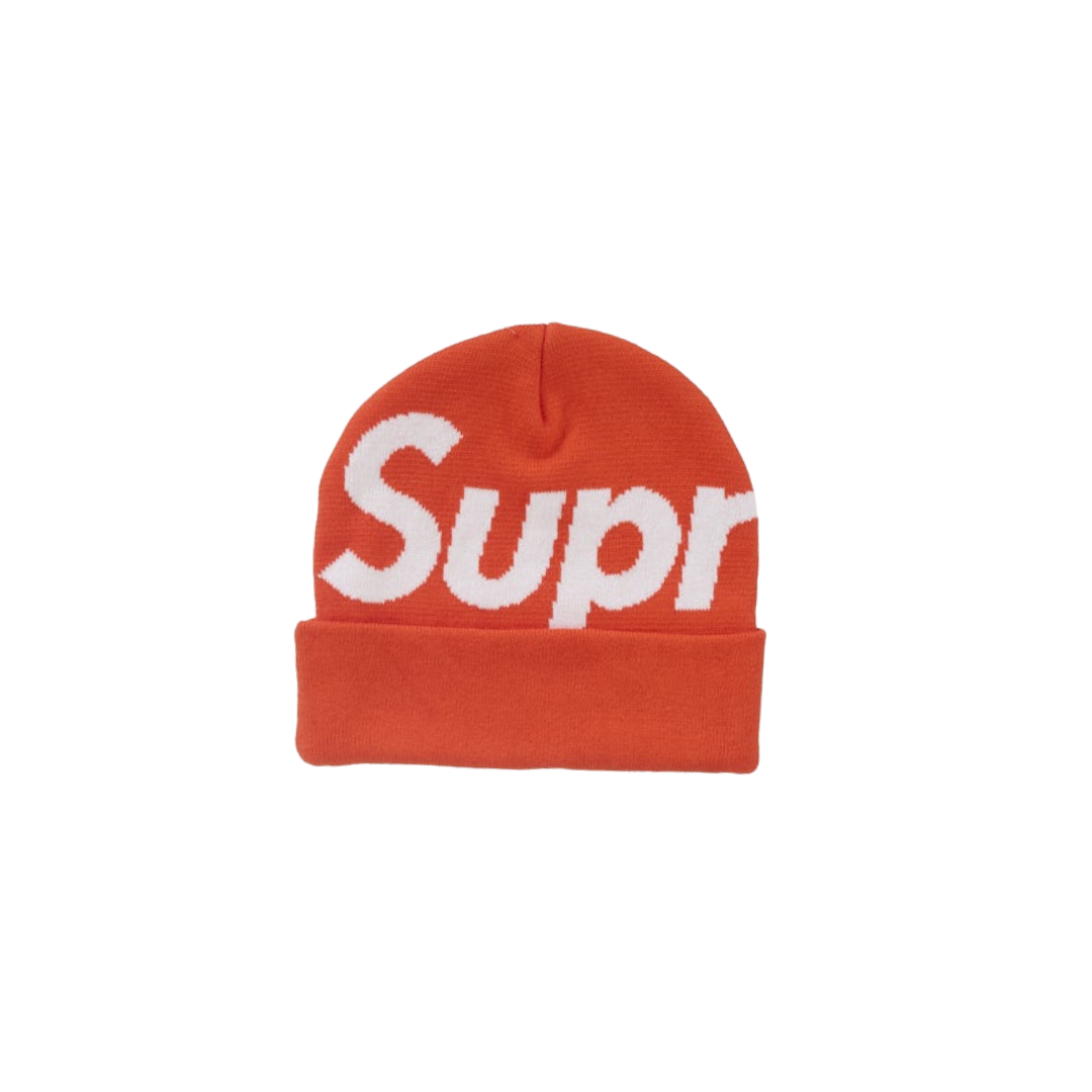 Supreme Big Logo Beanie (FW24) Orange