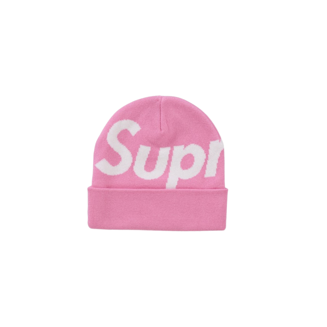 Supreme Big Logo Beanie (FW24) Pink