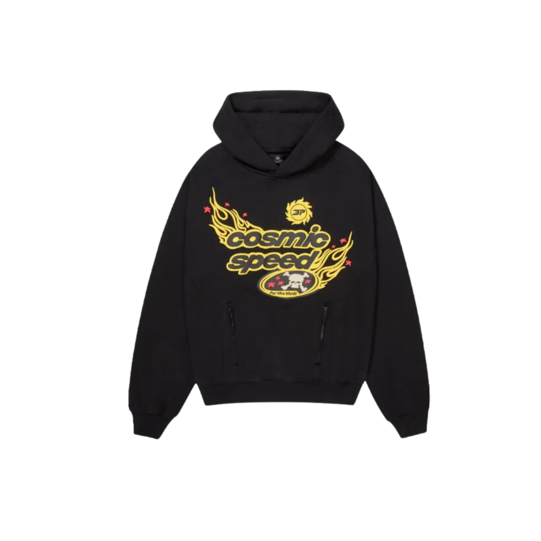 Broken Planet Cosmic Speed Hoodie Midnight Black