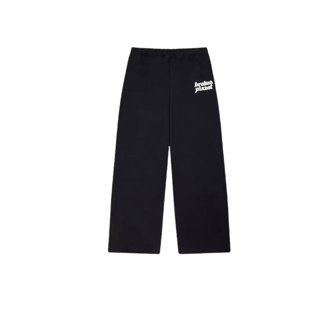 Broken Planet Straight Leg Sweatpants Midnight Black