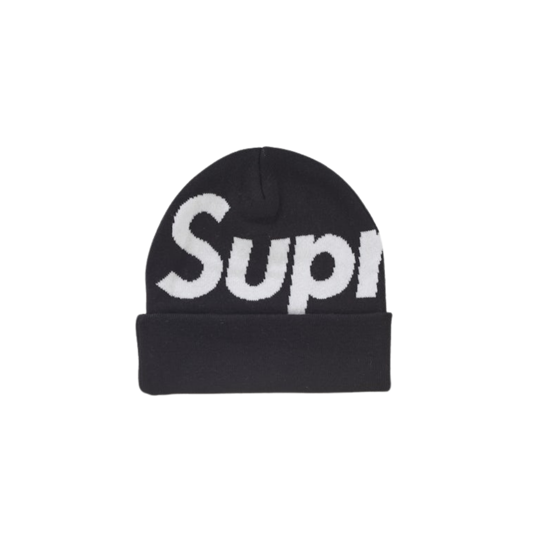 Supreme Big Logo Beanie (FW24) Black