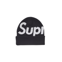 Supreme Big Logo Beanie (FW24) Black