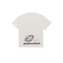 Broken Planet Cosmic Speed T-shirt Bone White