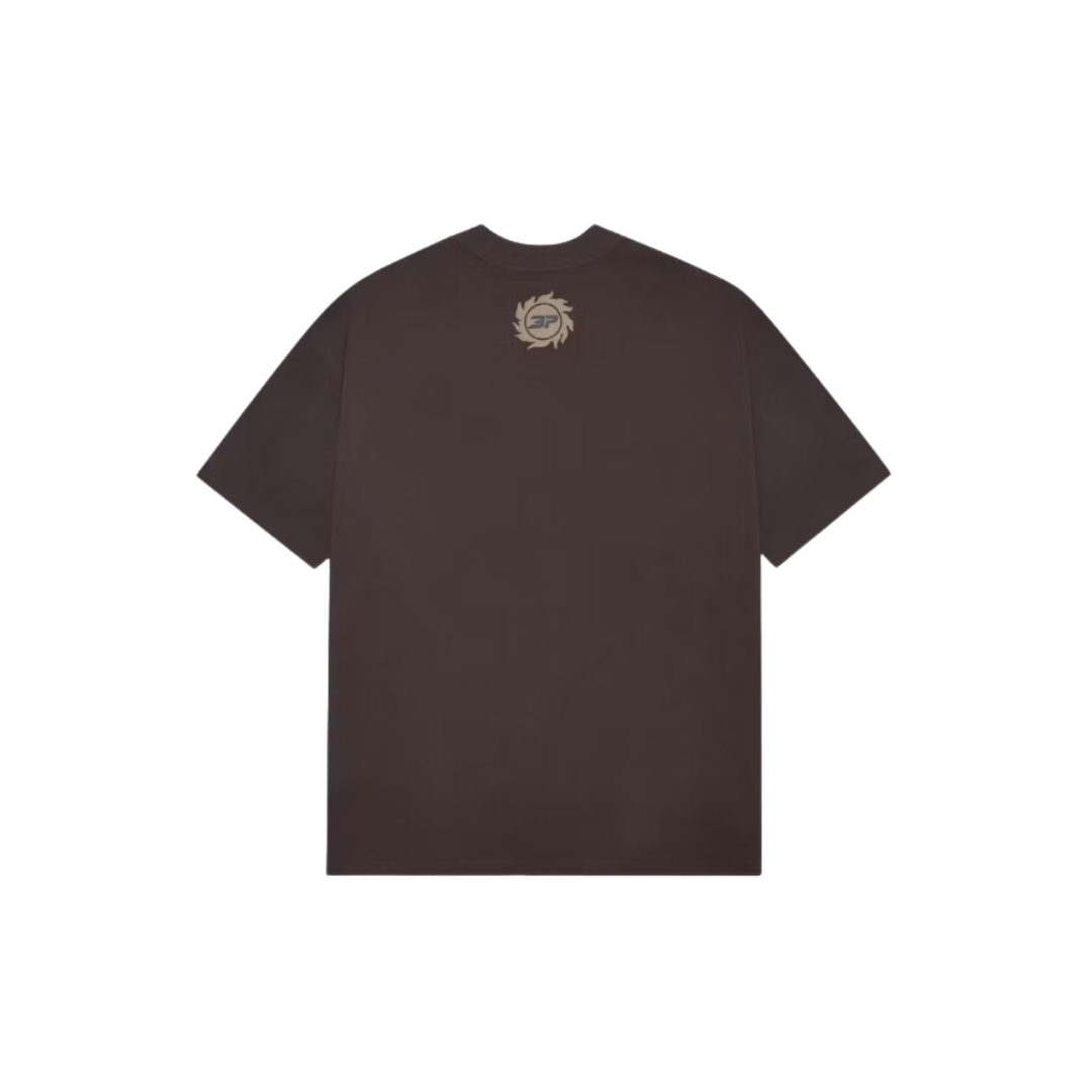 Broken Planet Space Trails T-shirt Mocha Brown