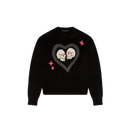 Broken Planet Hearts Are Made To Be Broken Knit Sweater Midnight Black