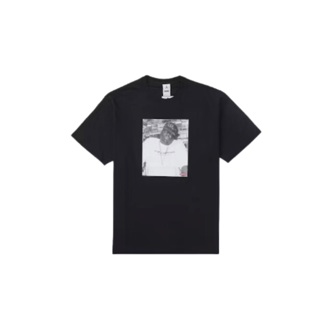 Supreme Jordan Biggie T-Shirt Top Black