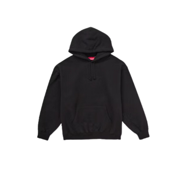 Supreme Satin Applique Hooded ブラックサイズXL Supreme Satin Appliqué Hooded Sweatshirt (FW23) Black Men's