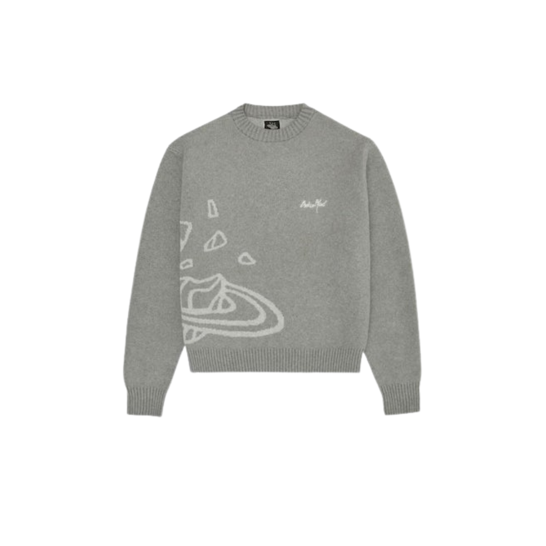 Broken Planet Knit Sweater Heather Grey