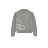 Broken Planet Knit Sweater Heather Grey