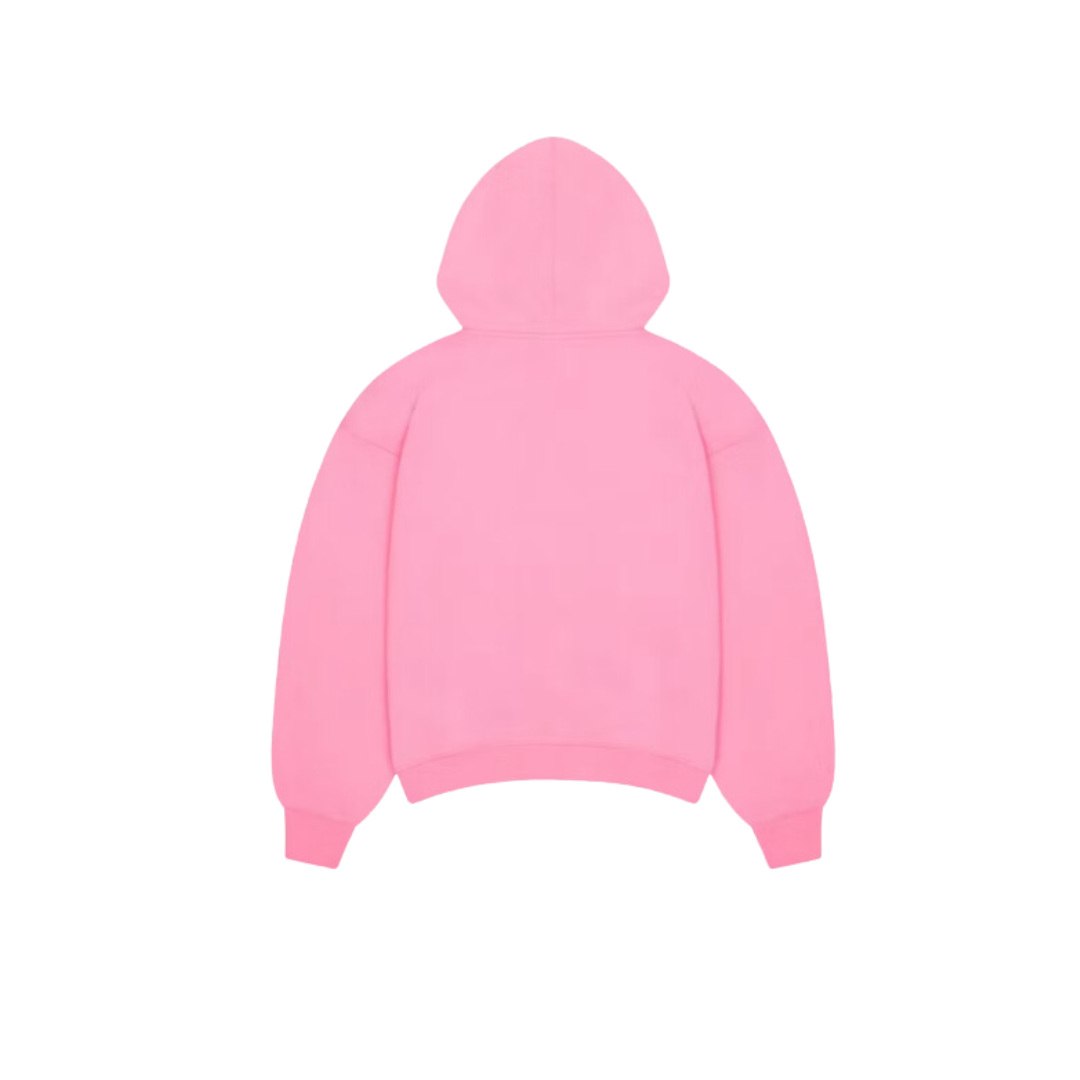 Broken Planet Zip Up Hoodie Candy Pink