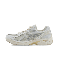ASICS GT-2160 Above the Clouds White Pure Silver zijaanzicht met wit mesh, pure silver overlays en subtiele co-branding op de hiel


