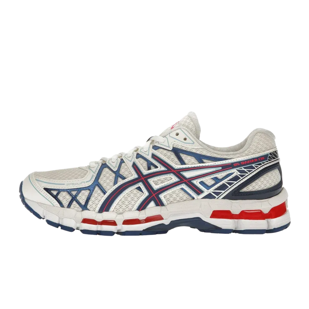 ASICS Gel-Kayano 20 Cream Blue Red (1203A388-101) | Snrkickz