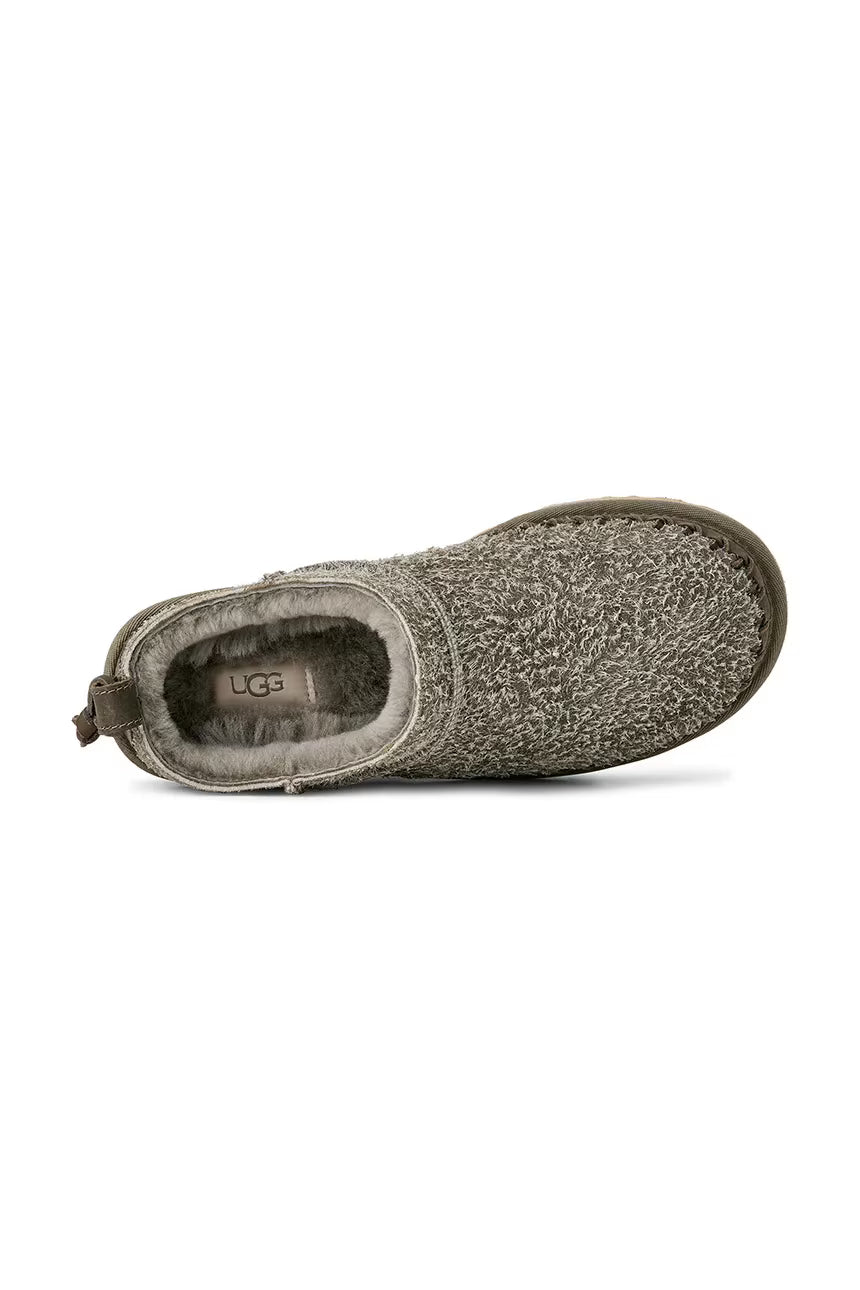 UGG Classic Micro Biarritz Moss Green (Women's) (1171411-MSG) | Snrkickz