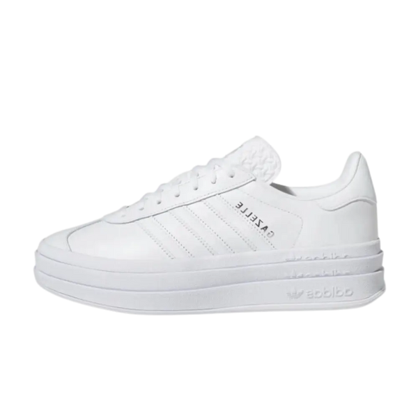 Adidas Gazelle Bold Triple White (Women's)