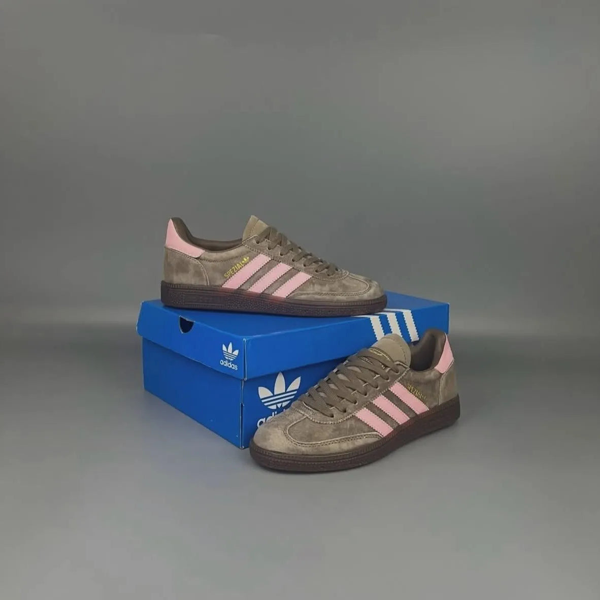 adidas Handball Spezial Trace Brown Clear Pink (GS) (HQ5039) | Snrkickz 