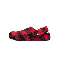 Crocs Classic Cozzzy Slipper Buffalo Check Red