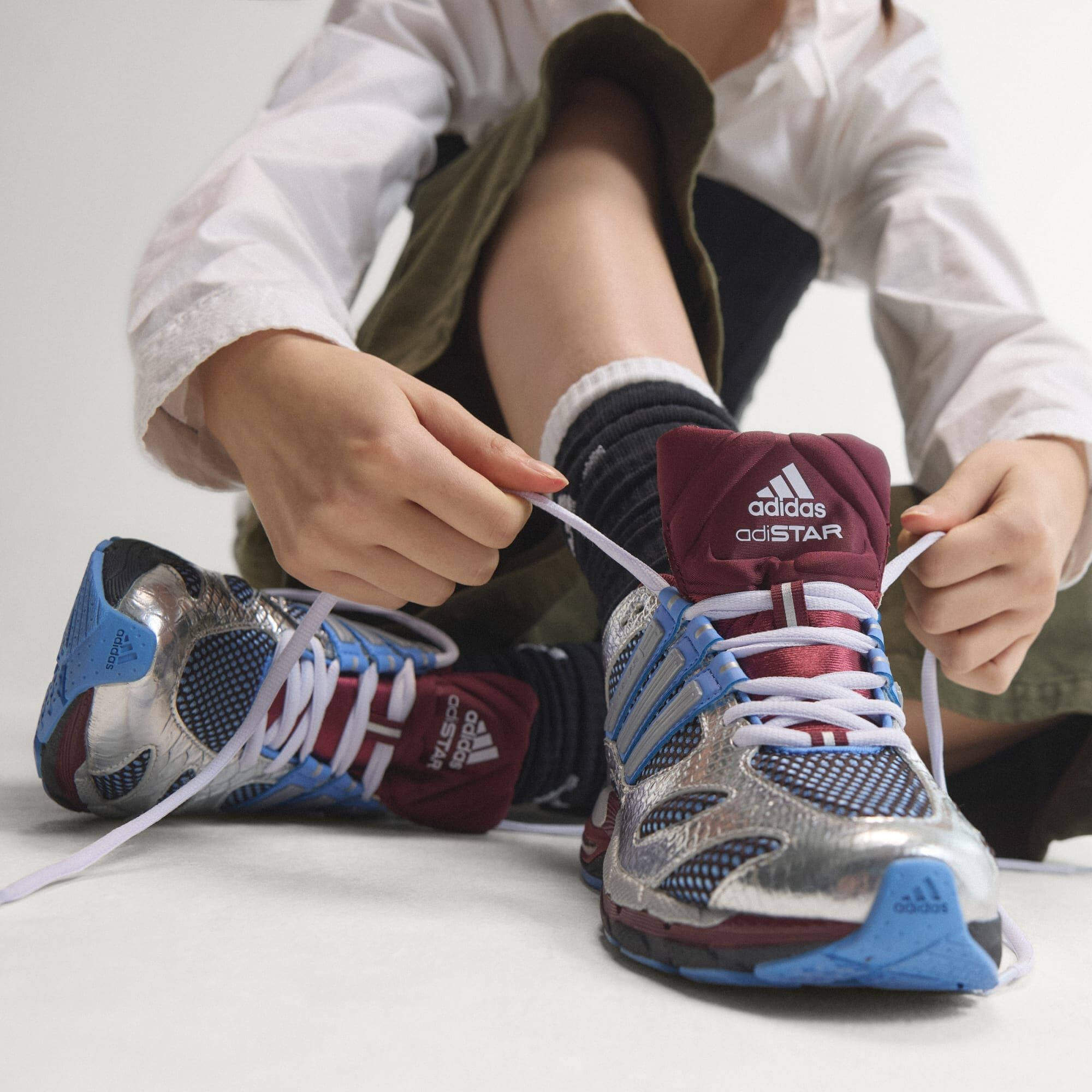 Adidas Adistar Molded Aurora Coffee Silver Blue Fusion (KJ4896) | Snrkickz  