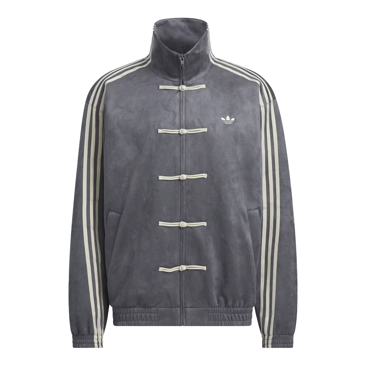 Adidas CTT Chinese Track Top 3.1 Gender Neutral Jacket (Asia Sizing) Dark Grey