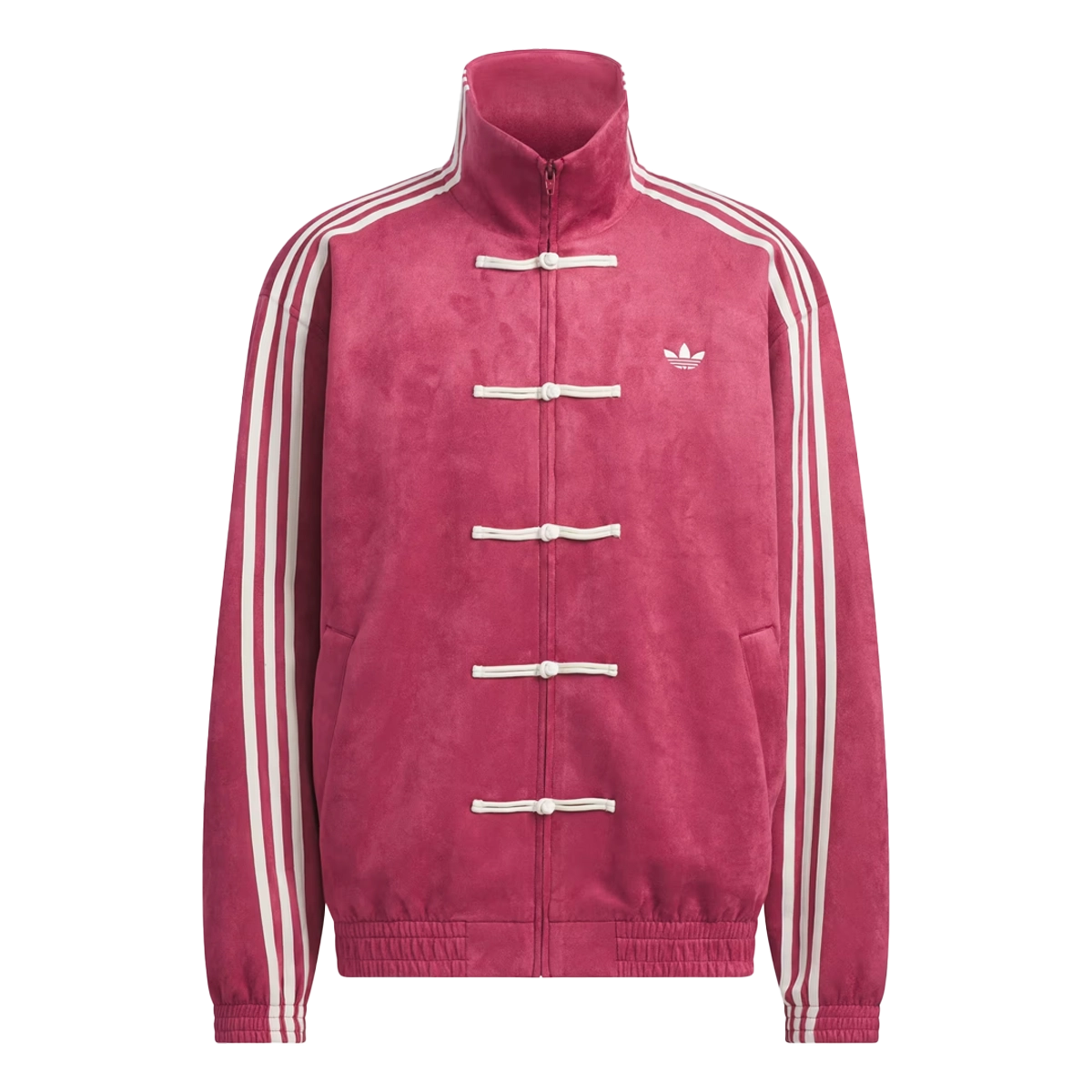 Adidas CTT Chinese Track Top 3.1 Gender Neutral Jacket (Asian Sizing) Collegiate Burgundy