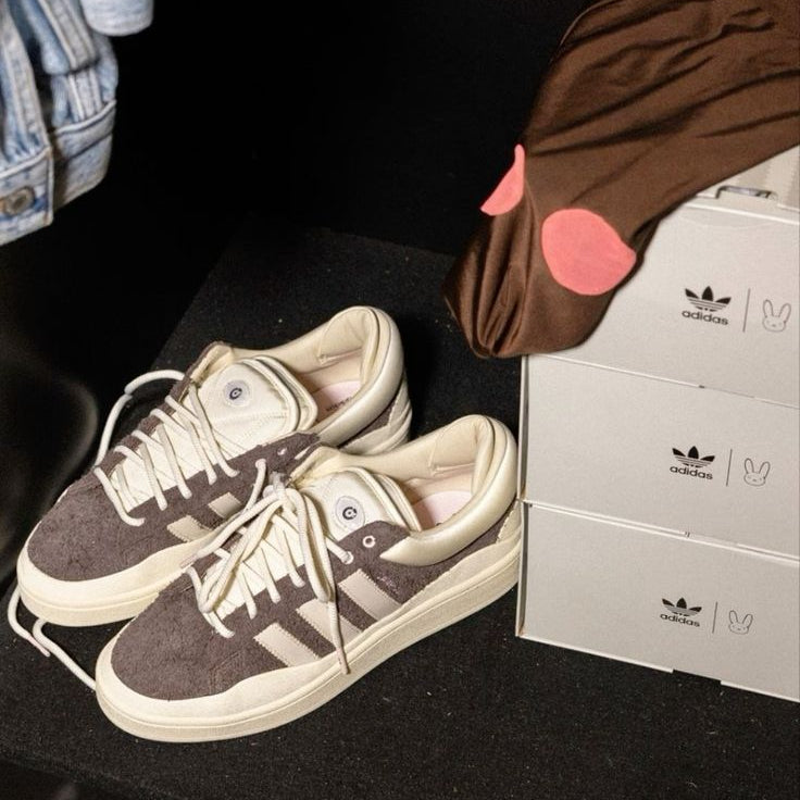 Adidas Campus Deep Brown Chalk Bad Bunny (ID2534) | Snrkickz 2
