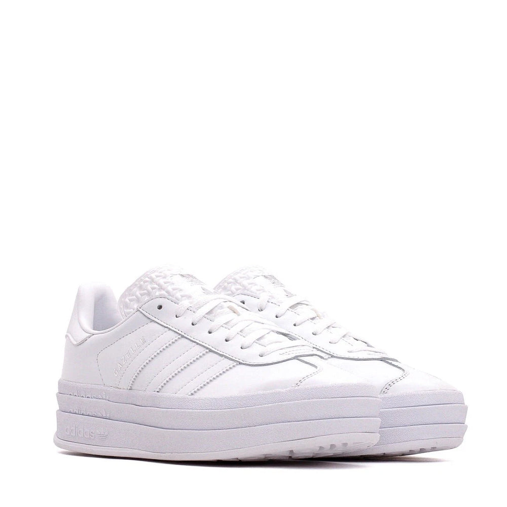 Adidas Gazelle Bold Triple White (Women's)