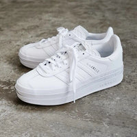 Adidas Gazelle Bold Triple White (Women's) (IE5130) | Snrkickz 3