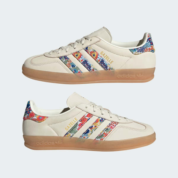 Adidas Gazelle Indoor Liberty London Blumenstickerei Streifen (Damen)