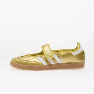 Adidas Samba Jane Gold Metallic White (Women's)