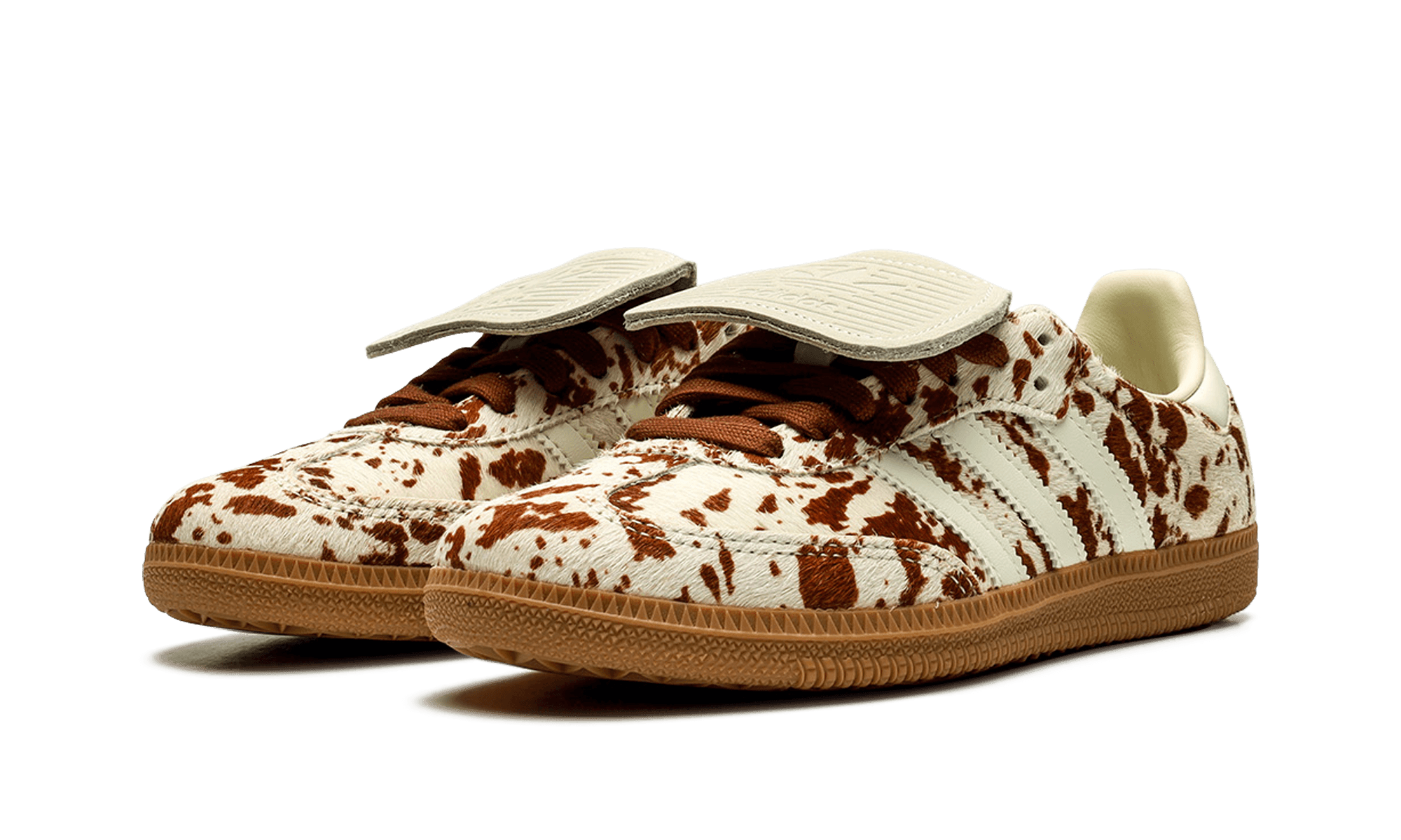 Adidas Samba LT Cow Print Brown White (Women's)