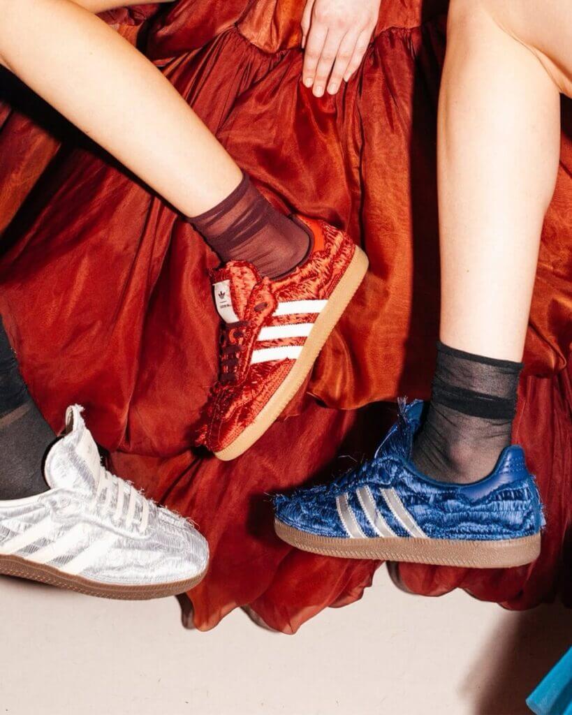 Adidas Samba OG Caroline Hu Satin Power Red