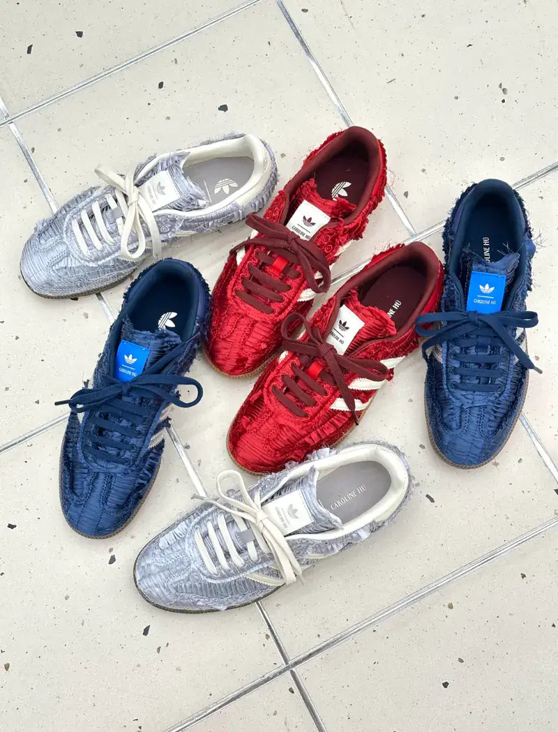 Adidas Samba OG Caroline Hu Satin Dark Blue