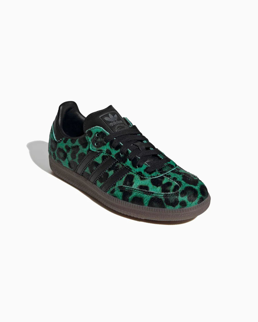Adidas Samba OG Leopard Semi Screaming Green - View 3 | Snrkickz